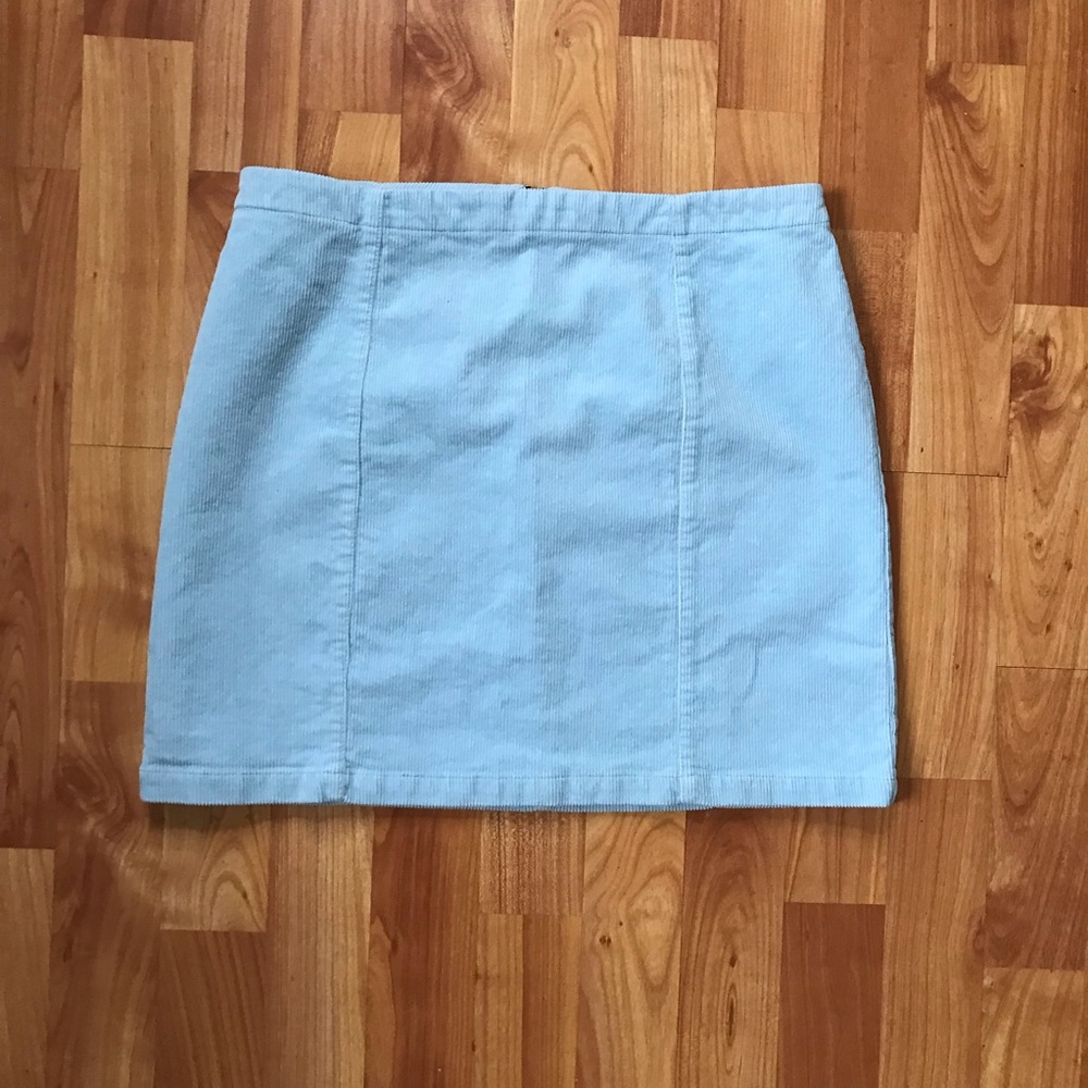 SOLD Blue corduroy skirt - Picture 1 of 3